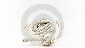  white string knotted